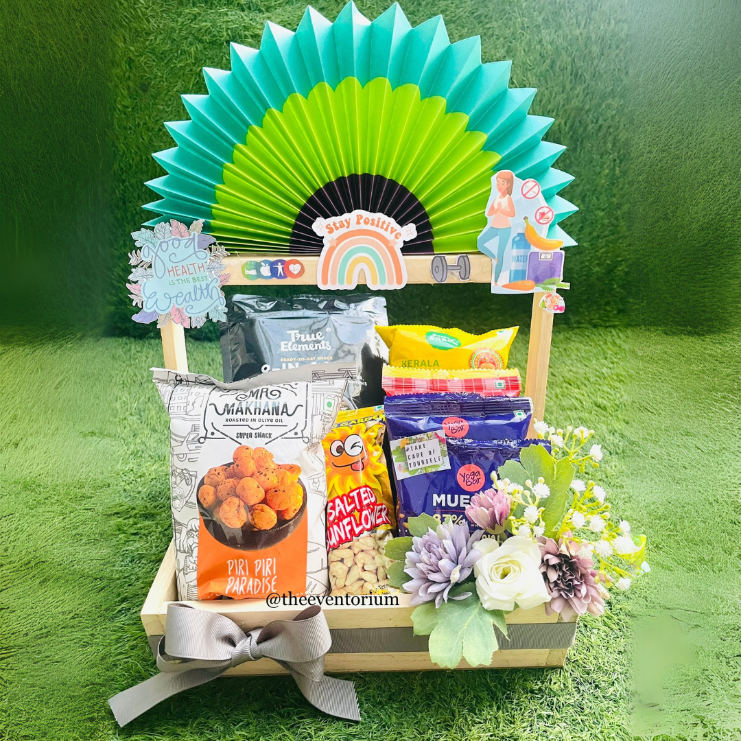 Stay healthy theme hamper - Image 1